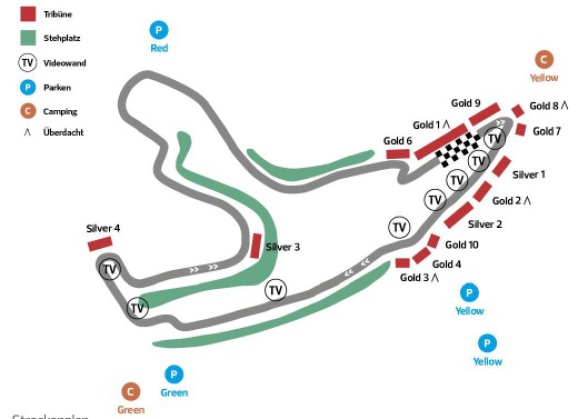 Formel1 Spa /Belgien Plan