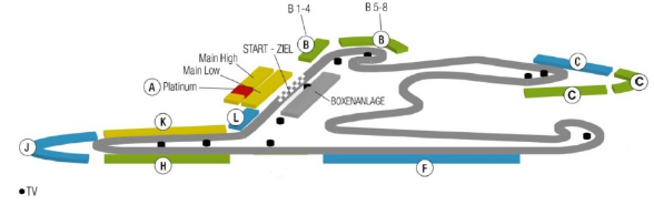 Formel 1 China Streckenplan