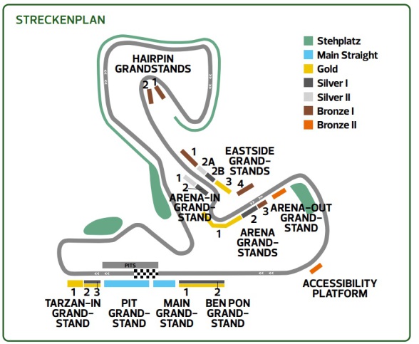 F1 Zandvoort Streckenplan